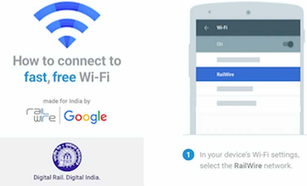 Activate Free Google RailWire Wifi